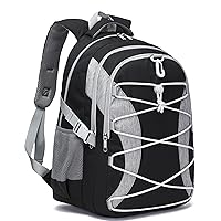 BLUEFAIRY Black School Backpack for Teens Large Backpack for Middle High School Bookbag Book Bag for Girls Boys Kids Mochila Escolar para Niños Adolescentes Back to School Travel Gifts 18