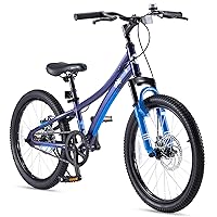 RoyalBaby Kids Mountain Bike 16 20 24 Inch Aluminum Bicycle with Front Suspension for Boys Girls Explorer Ages 4-15 Years