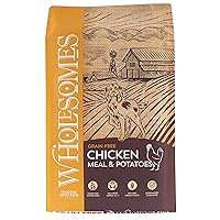 Wholesomes Chicken Meal & Chickpeas Grain Free Dry Dog Food, 35 lb.