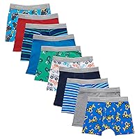 Hanes boys And Toddler Underwear, Comfort Flex and Comfortsoft Boxer Briefs, Multiple Packs Available pack of 10