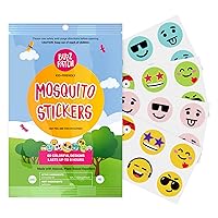 BuzzPatch Mosquito Patch Stickers for Kids (60 Pack) - The Original All Natural, Plant Based Ingredients, Non-Toxic, DEET Free, Citronella Essential Oil Insect Patch, for Toddlers, Kids