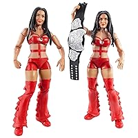 WWE Battle Pack Bella Twins with Diva Title Action Figure, 2-Pack