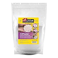 Activa ArtPlaster Premium Plaster-5 pounds Casting Compound, White, Packaging May Vary