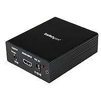 StarTech.com HDMI® to VGA Video Adapter Converter with Audio - HD to VGA Monitor 1920x1200 1080p - HDMI to VGA HD15 (HDMI2VGA)