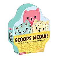 Mudpuppy Scoops Meow! Game from, Fast Paced Memory Matching Game, Easy to Play, Teaches Color Matching and Pattern Recognition, Ideal for 2-4 Players, for Kids 5+, Instructions Included