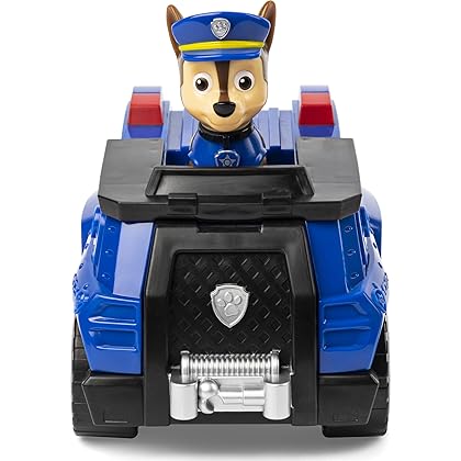 Paw Patrol, Chase’s Patrol Cruiser Vehicle with Collectible Figure, for Kids Aged 3 and Up