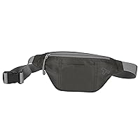 Travelon Top Zip Waist Pack, Charcoal, One Size