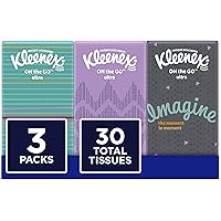 Kleenex Trusted Care Facial Tissues (10 Count of 3 Bundle Pack), Pack of 10