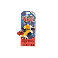 Watchover Voodoo - String Voodoo Doll Keychain – Novelty Voodoo Doll for Bag, Luggage or Car Mirror - Dog Voodoo Keychain, 5 inches