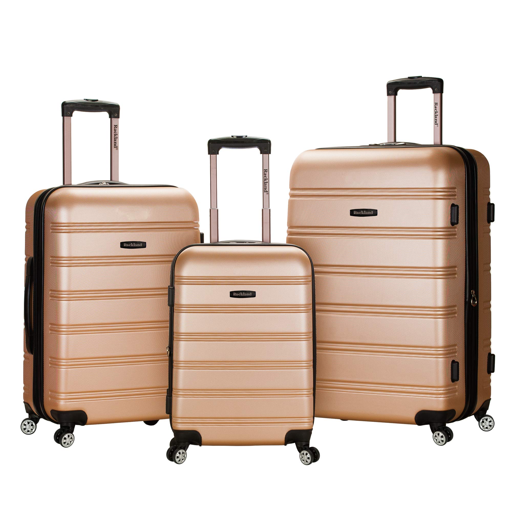 ROCKLAND LUGGAGE SET REVIEW//PINK AND MINT - YouTube