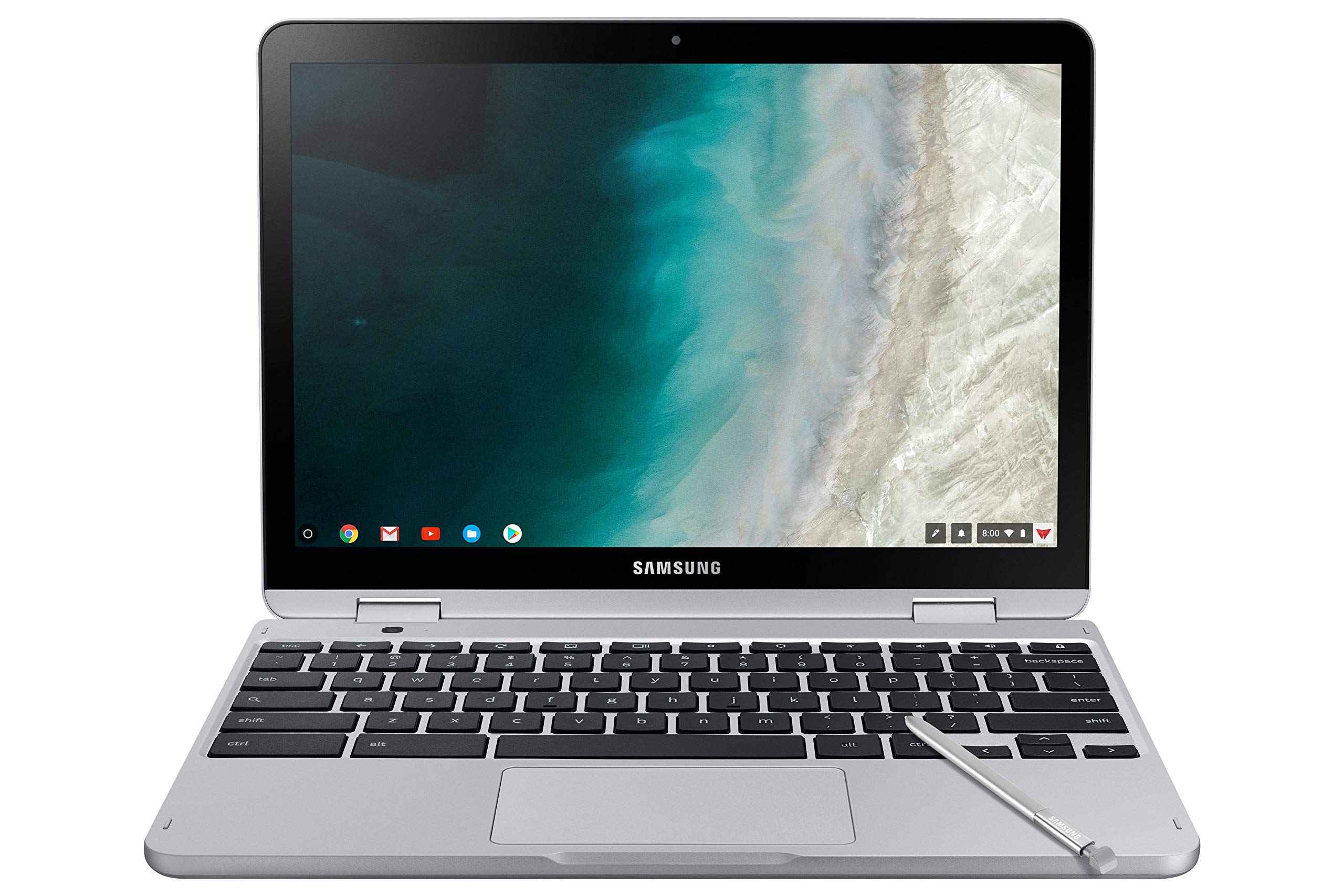 SAMSUNG Chromebook Plus V2, 2-in-1, 4GB RAM, 32GB eMMC, 13MP Camera, Chrome OS, 12.2