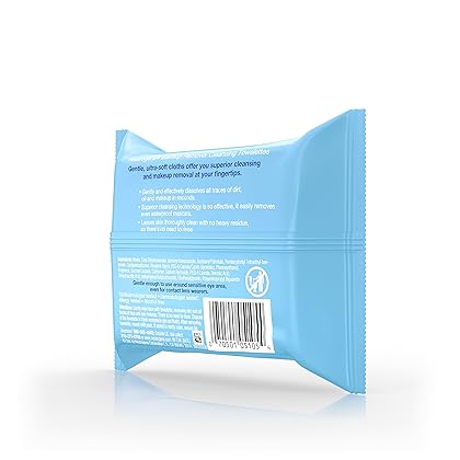 Neutrogena Makeup Remover Cleansing Towelettes, Fragrance Free, 25 ct (Pack of 6)