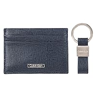 Calvin Klein Men's Wallet Sets-Minimalist Bifold and Card Cases