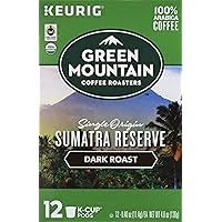 Green Mountain Coffee Roasters Sumatra Reserve Keurig Single-Serve K-Cup Pods, Dark Roast Coffee, 12 Count
