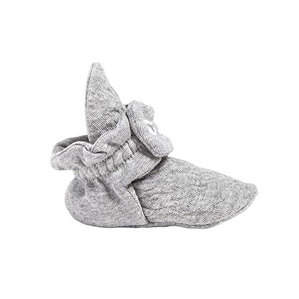 Burt's Bees Baby Unisex Baby Booties, Organic Cotton Adjustable Infant Shoes Slipper Sock