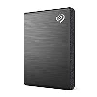 Seagate One Touch SSD 500GB External SSD Portable – Black, speeds up to 1030MB/s, 6mo Mylio Photo+ subscription, 6mo Dropbox Backup Plan​ and Rescue Services (STKG500400)