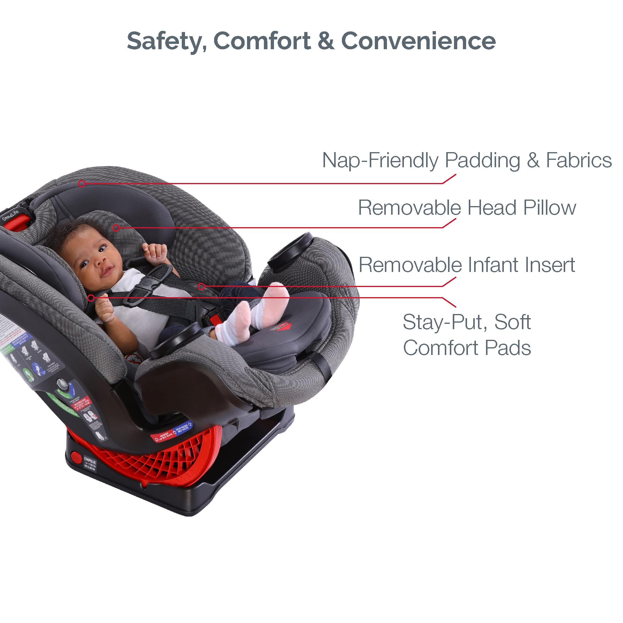 Britax One4Life ClickTight All-in-One Car Seat, Eclipse Black