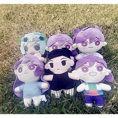 YNOTTEK Omori Plush Toys, Sunny Basil Kel Hero Aubrey Mari Omori Plush,  Soft and Cuddly，8-10 inch Omori Plushie, Anime Characters Merch for Game  Fans