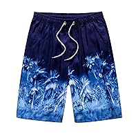 Mens Swimming Trunks Quick-Drying Shorts Outdoor Five-Point Beach Pants Swimming Summer Loose Fit Soft Sport Short