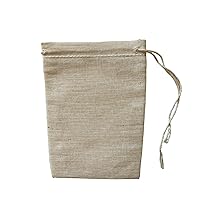 Regency Wraps 100% Cotton Drawstring Bag, Pouches for Enclosing Bulk Spices, Tea, Potpourri, and Jewelry, 100% Cotton Mini Bags, 3