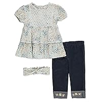 Little Lass Girls' 3-Piece Capri Cuff Set Outfit