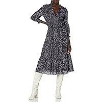 PAIGE Women's Kaylynn Cotton Blend 3/4 Sleeve Midi Dress