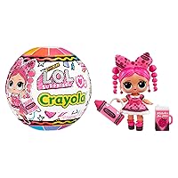 LOL Surprise Loves Crayola Tots - Collectible Doll, 7 Surprises, Crayon Color Theme, Limited Edition Small Doll, Great Toy Gift for Girls Ages 3+