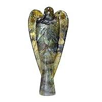 Angel - Labradorite Size - 3 inch Natural Healing Crystal Reiki Chakra Stone