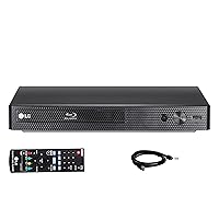 LG BP175 Blu-Ray DVD Player, with HDMI Port Bundle (Comes with A JOSELL 5 Foot HDMI Cable), Black
