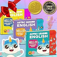 New! Astro Learns English Bundle Deal! | Interactive Talking Books; Musical Educational Toys for Toddlers 1-3; 12 Month 18 Month Old Toys; 1 Year Old Girl Birthday Gift; 1 Year Old Boy Birthday Gift