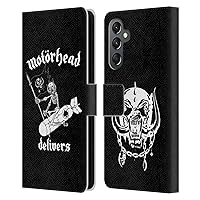 Head Case Designs Officially Licensed Motorhead Delivers Tours Leather Book Wallet Case Cover Compatible with Samsung Galaxy A25 5G