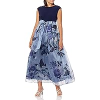 S.L. Fashions Women's Floral Print Skirt Dress