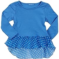 Kids Girls' Scoop Neck Tee (Toddler/Kid) - Breezy Blue - 14