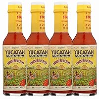 Try Me Yucatan Sunshine Habanero Pepper Sauce, 5 Ounce Bottle (Pack of 4)