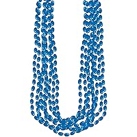 Amscan Metallic Bead Necklaces, 30