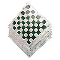 WE Games Tournament Roll Up Chess Board - Vinyl with Green Squares