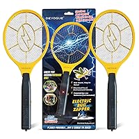 DEVOGUE® Pack of 2 Electric Fly Swatter Bug Zapper Battery Operated Flies Killer Indoor & Outdoor Pest Control Mosquito and Insect Catcher Racket (Packing May Vary)