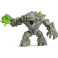 Schleich ELDRADOR CREATURES — Stone Monster, Durable and Detailed Monster Toy with Movable Arms and Rotating Torso, Fantasy Toys for Boys and Girls Ages 7+, 9.3 x 17.7 x 12 cm