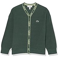 Lacoste Kids' Long Sleeve Solid Cardigan