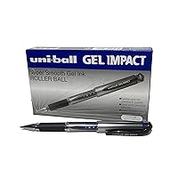 UM153S Impact Gel Rollerball 1.0mm Tip 0.6mm Line Blue Ref UM153BLU [Pack of 12]
