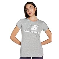 New Balance Women's Nb Essentials Stacked Logo Short Sleeve 19