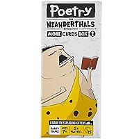 Poetry for Neanderthals Expansion Pack - 500 Double Sided Cards - More Cards Box 1 with 2000 New Words - Word Guessing Card Games for Family Game Night - from The Creators of Exploding Kittens