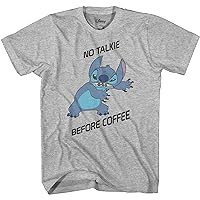 Disney Graphic Tees Mens Shirts - Lilo & Stitch T Shirt - No Talkie Mens T Shirt