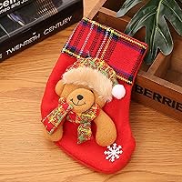 Christmas Treat Bags, Fashion Christmas Gift Bag Christmas Tree Decoration Supplies Goodie Bag Multicolor1