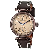 Charles-Hubert, Paris Women's 6957-N Premium Collection Analog Display Japanese Quartz Brown Watch