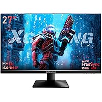 27 Inch Monitor 1080P 100Hz,16:9 IPS Wide PC Screen,5ms,95% sRGB, FreeSync,Eye Care Frameless Computer Gaming Monitor Built-in Speakers,HDMI VGA Display,VESA Mounted,Tilt Adjustable