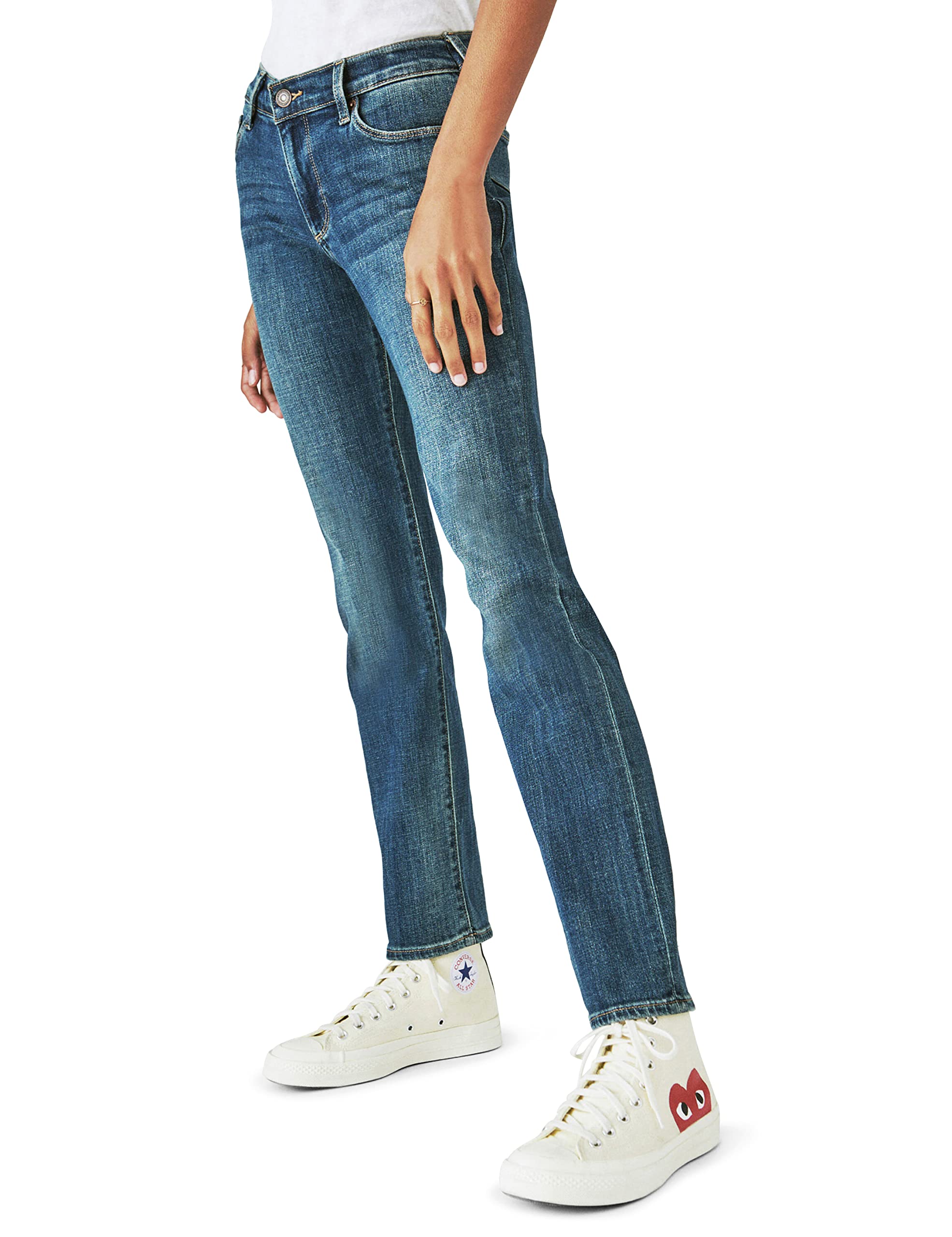 Lucky Brand Women's Mid Rise Sweet Straight Jeans