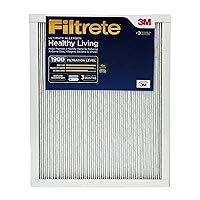 14x20x1 AC Furnace Air Filter, MERV 13, MPR 1900, Premium Allergen, Bacteria & Virus Filter, 3-Month Pleated 1-Inch Electrostatic Air Cleaning Filter, 2-Pack (Actual Size 13.81x19.81x0.78 in)