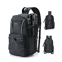 BAGSMART Small Camera Sling Bag, DSLR/SLR/Mirrorless Camera Bag Backpack Fits 12