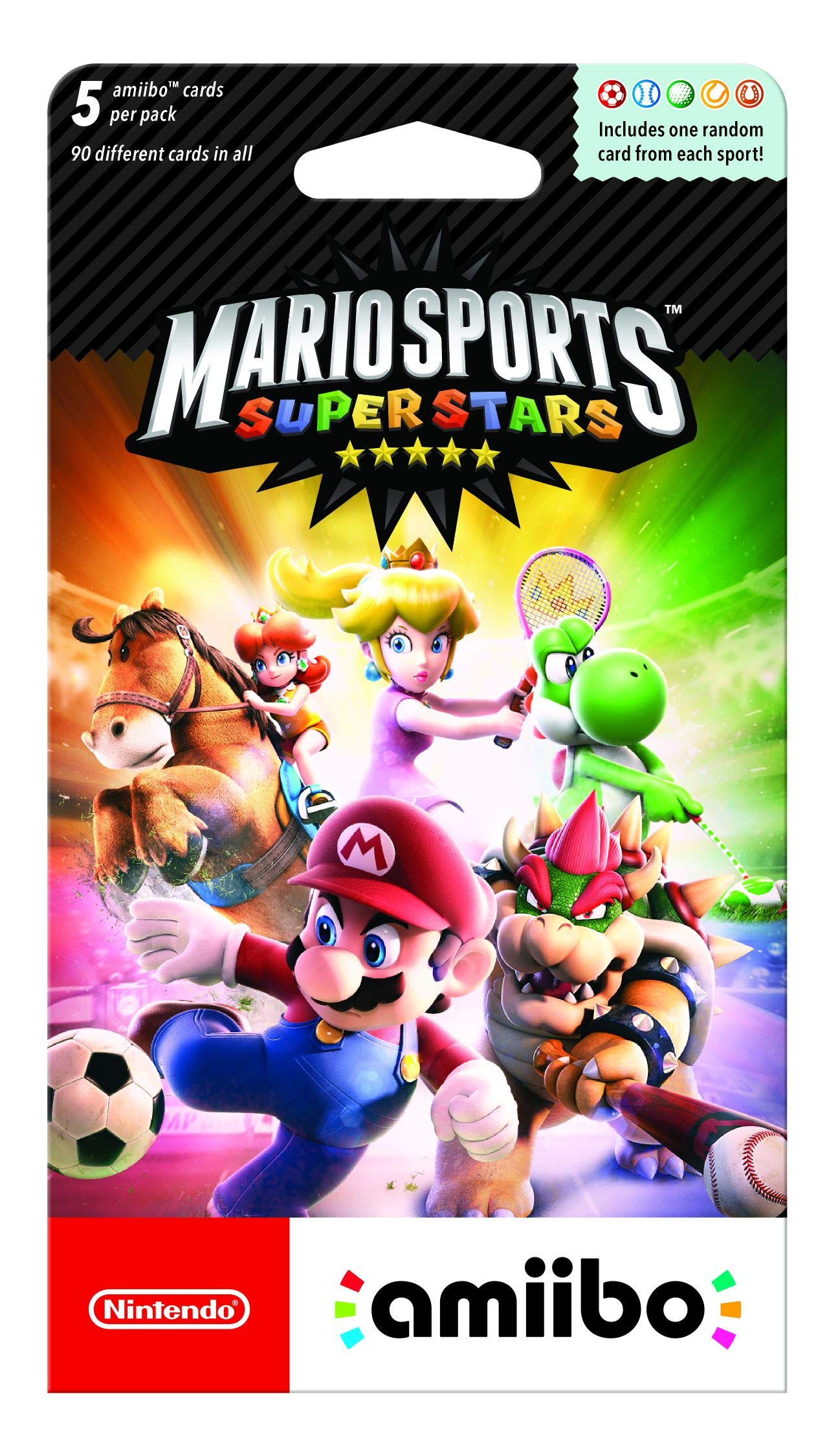 Nintendo Mario Sports Superstars amiibo cards 5-Pack - Nintendo 3DS